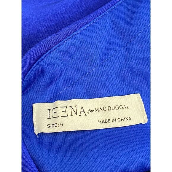 Ieena for Mac Duggal One SHoulder Mini Dress sz 6 - Picture 4 of 4